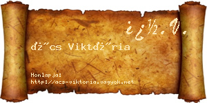 Ács Viktória névjegykártya